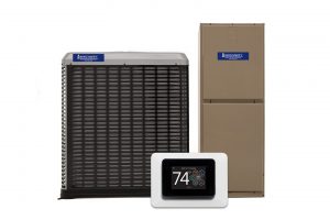 air conditioner, furnace, and thermostat